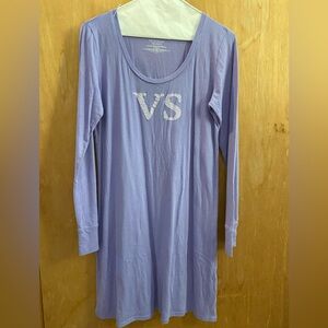 Victoria's Secret Lavender Long Sleeve Nightgown